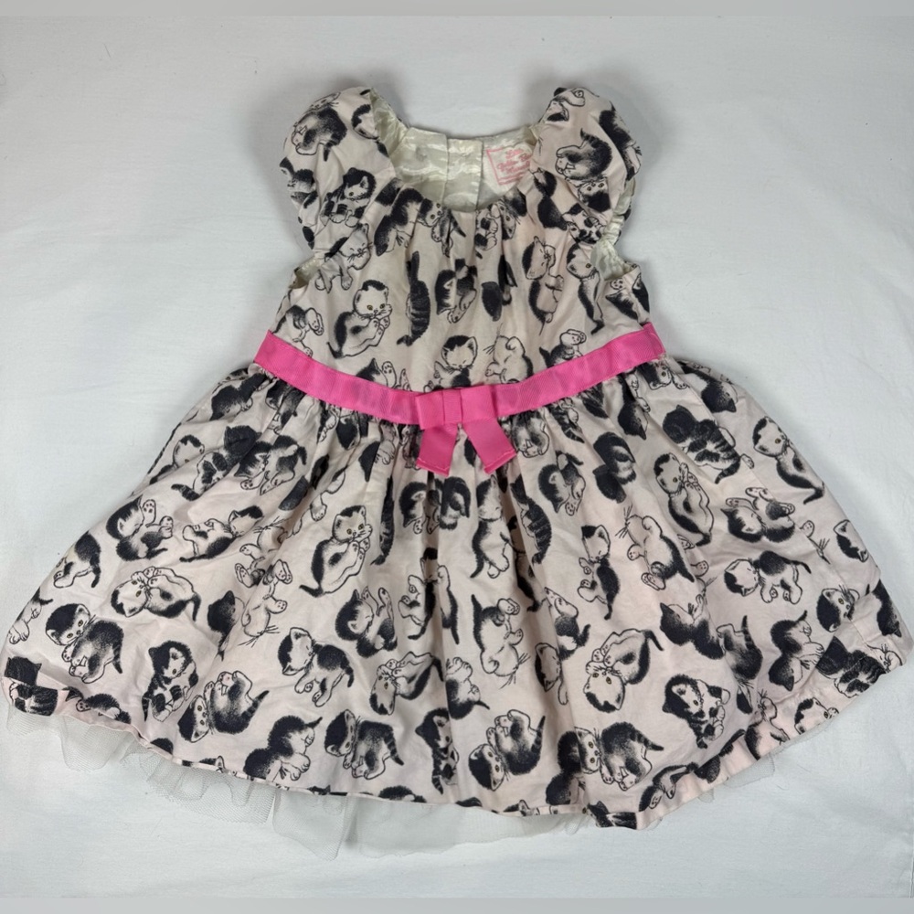 Little golden books moment vintage inspired cat dress